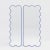 Hvyli Q11 - Full Length Asymmetrical Wavy Blue Mirror by Oitoproducts For Sale - Image 14 of 15