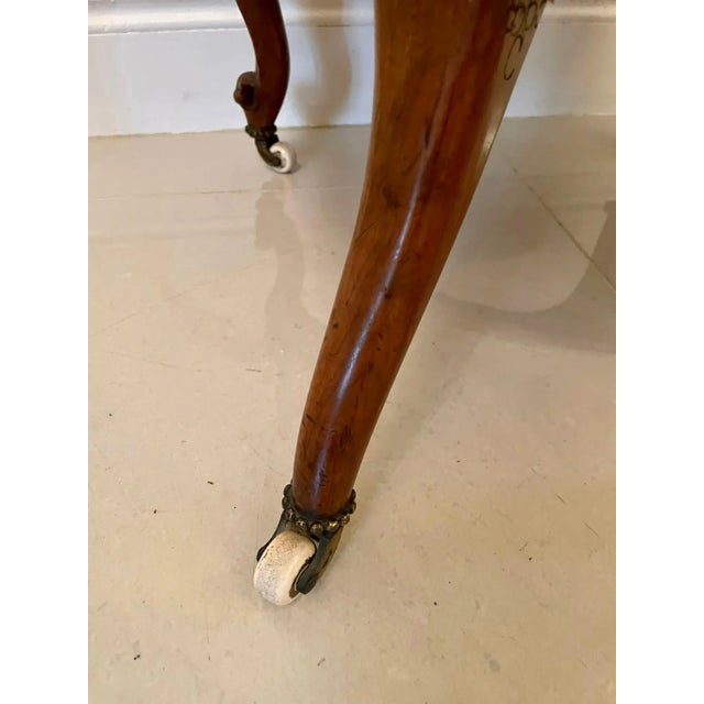 Set of Antique Victorian Carved Walnut Chairs For Sale - Image 16 of 17