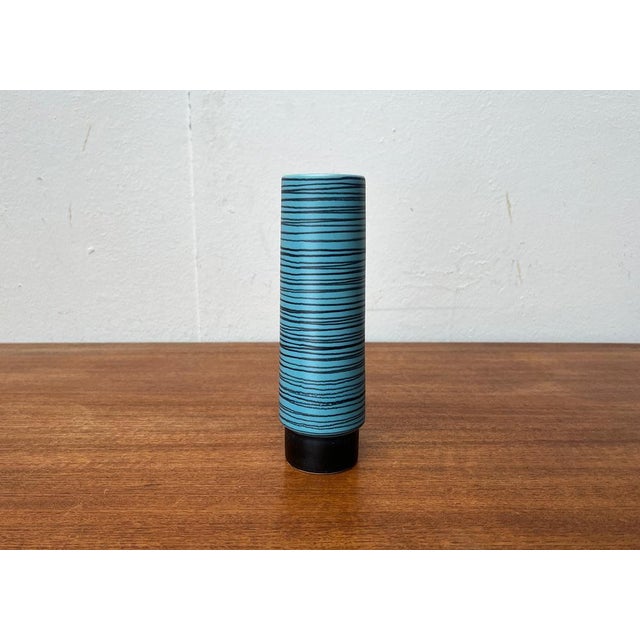 Ceramic Mid-Century Eastern German GDR Pottery Vase from Strehla Keramik, 1960s For Sale - Image 7 of 16