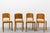 Art Deco French Dining Chairs, 1930s, Set of 4 For Sale - Image 4 of 9