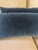 Set of 3 Navy Blue Velvet Rectangular Lumbar Pillows With Down Inserts For Sale - Image 16 of 18