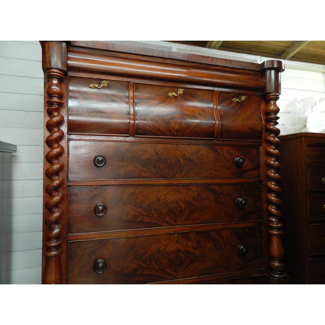 Antique Regency Mahogany Chest of Drawers For Sale - Image 18 of 18
