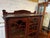 Victorian Antique Victorian Style Mahogany Display Breakfront Bookcase Cabinet For Sale - Image 3 of 12