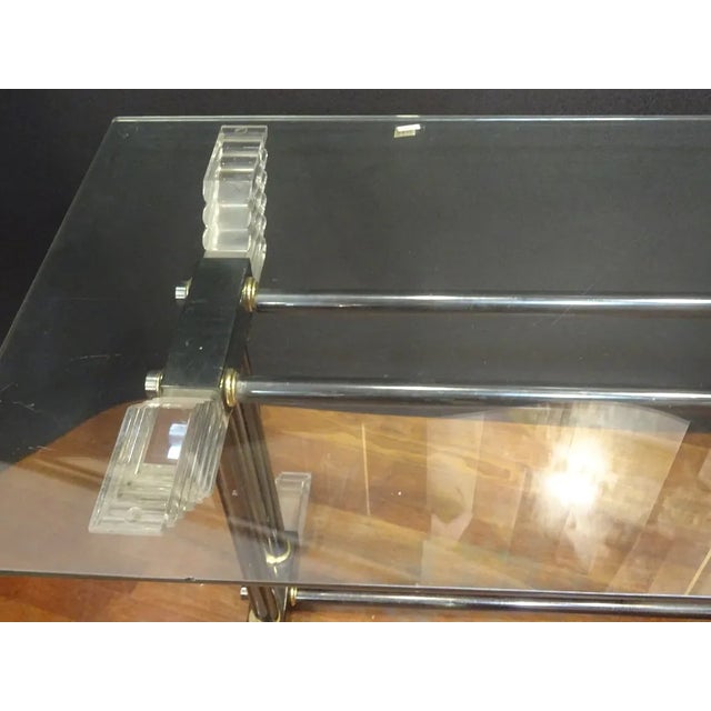 Vintage Methacrylate Console Table For Sale - Image 13 of 14