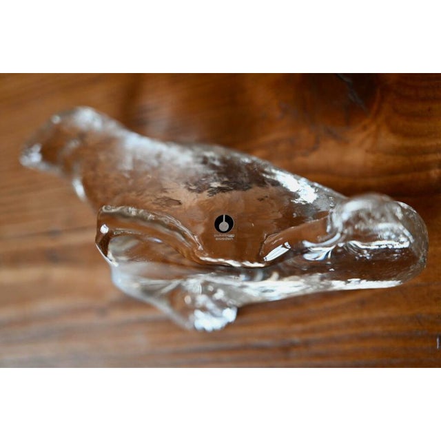 Swedish Glass Seal by Uno Westerberg for Pukeberg For Sale - Image 6 of 8