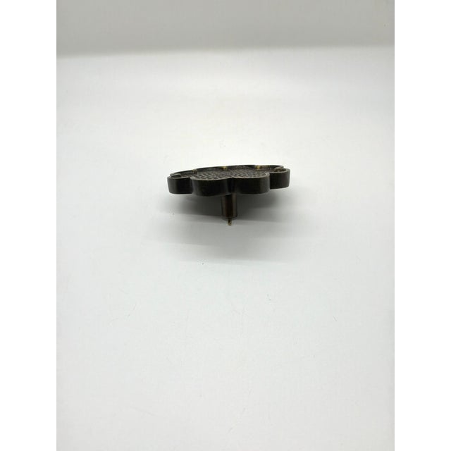 Contemporary Baker Large Knob Antique Brass For Sale - Image 3 of 4