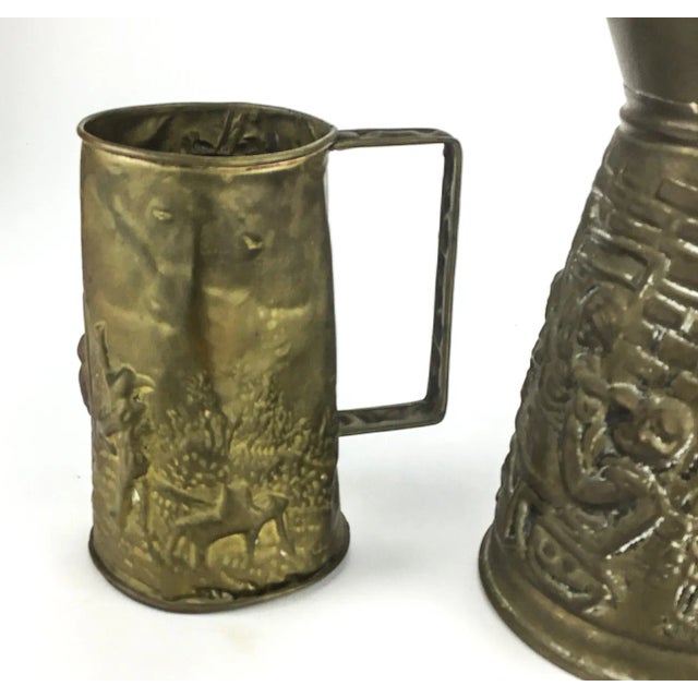 Brass Vintage Brass Bar Vessels Made in England For Sale - Image 8 of 12