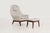 Danish Modern Lounge Chair and Ottoman 1960s For Sale - Image 4 of 12