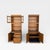 1990s Pair of Cottage Style Oak Hutch Cabinets With Glass Doors For Sale - Image 16 of 18
