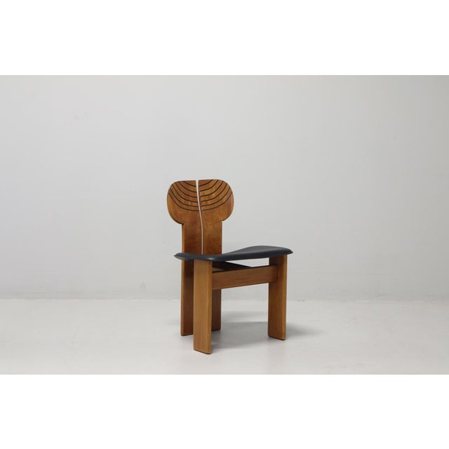 Mid-Century Modern Vintage ​Africa Dining Chairs by Afra & Tobia Scarpa for Maxalto, 1975, Set of 8 For Sale - Image 3 of 16