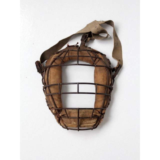 Vintage Baseball Catchers Gear Collection C. 1930s-1950s For Sale - Image 12 of 18