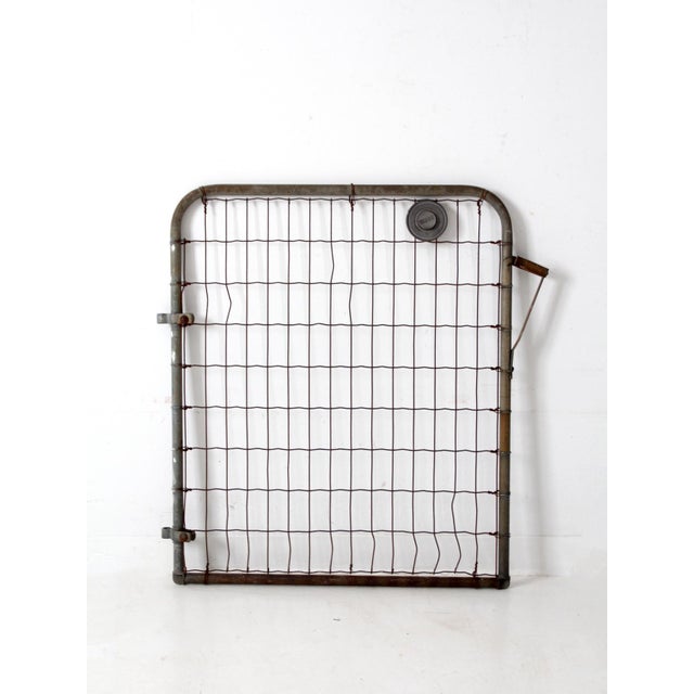 Vintage Sears Metal Garden Gate For Sale - Image 6 of 18