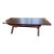 Vintage A. Brandt Oak 8-Foot Trestle Dining Table With Drawers For Sale