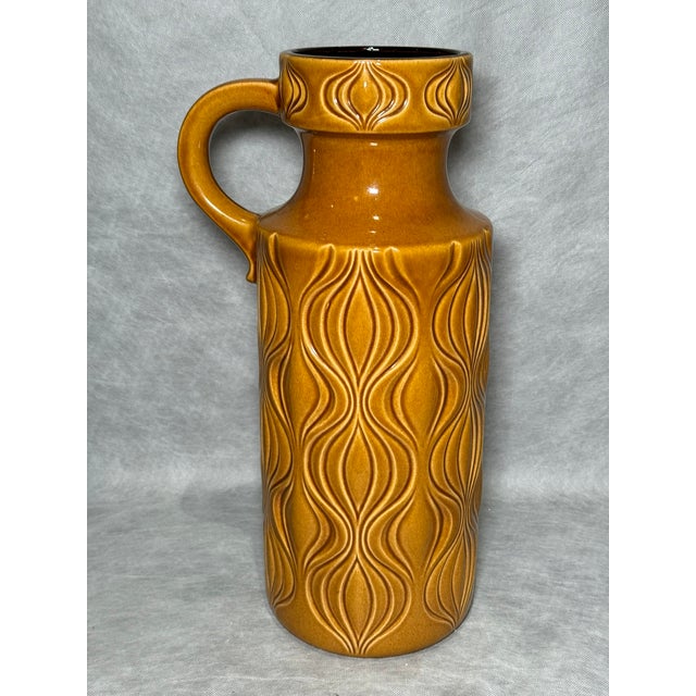 Mid-Century Modern West German Ceramic Pitcher, 1970s For Sale - Image 3 of 7