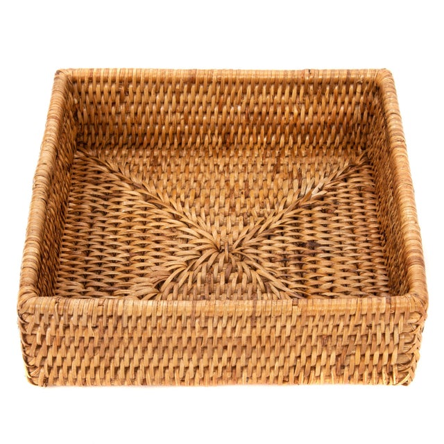 Artifacts Rattan hand woven napkin holders provide the perfect accent to any room in the house with a tight weave, durable...