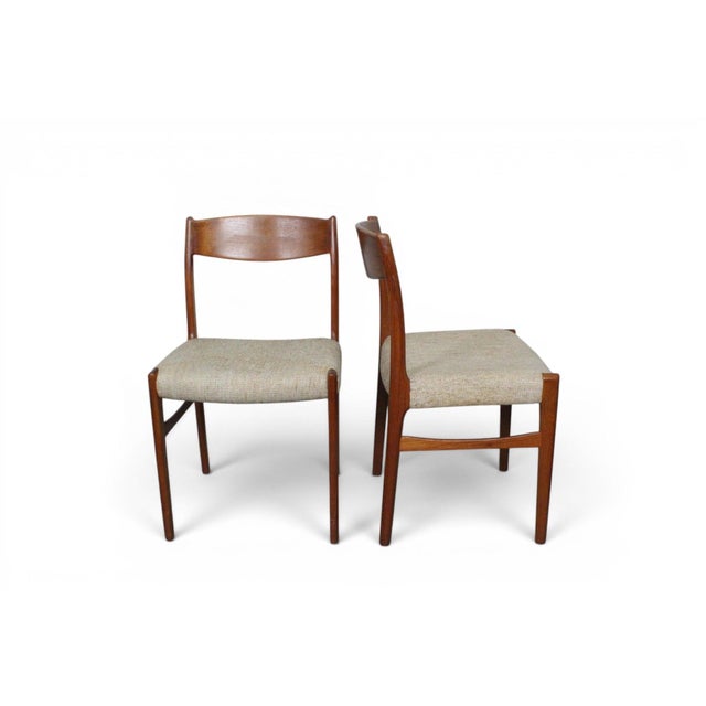 Mid 20th Century Mid 20th Century Set of Six Teak Dining Chairs by Glyngøre Stølefabrik For Sale - Image 5 of 6