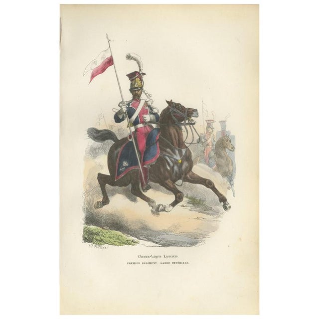 Chevau-Léger Lancer, Imperial Guard, 1843, Paper For Sale - Image 10 of 10
