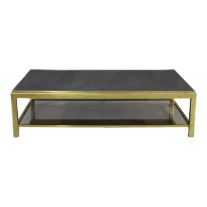 Granite Top 2 Tier Coffee Table