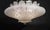 1960s Italian Clear Graniglia Murano Leaves Flush Mount For Sale - Image 6 of 10