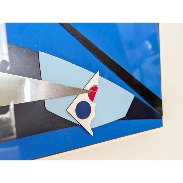 Bruno Mancinotti, Italian Abstract Composition, 1970s, Mixed Media For Sale - Image 4 of 11