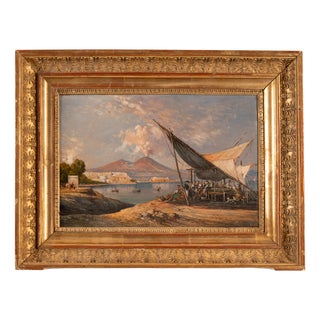 Consalvo Carelli, Naples, 1800s, Oil on Canvas For Sale