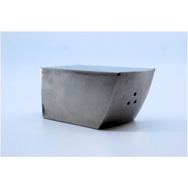 Silver Vintage Silver Salt Shaker For Sale - Image 8 of 11