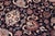 Textile Shabby Chic 1990's Floral Pak-Persian Blue/Red Wool Round Rug- 8'1'' X 8'1'' For Sale - Image 7 of 9