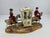 Brown 19th Century, German Porcelain Horse Drawn Sedan Chair & Riders by Samson & Cie For Sale - Image 8 of 12