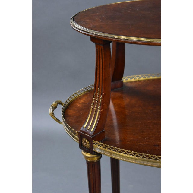 19th Century French Mahogany Etagere, 1880s For Sale - Image 4 of 15