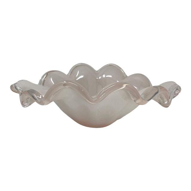 Italian Glass Centerpiece For Sale
