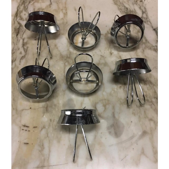 Vintage Trudie Wright Parchment Paper Single Light Empire Candle Shades For Sale - Image 12 of 13