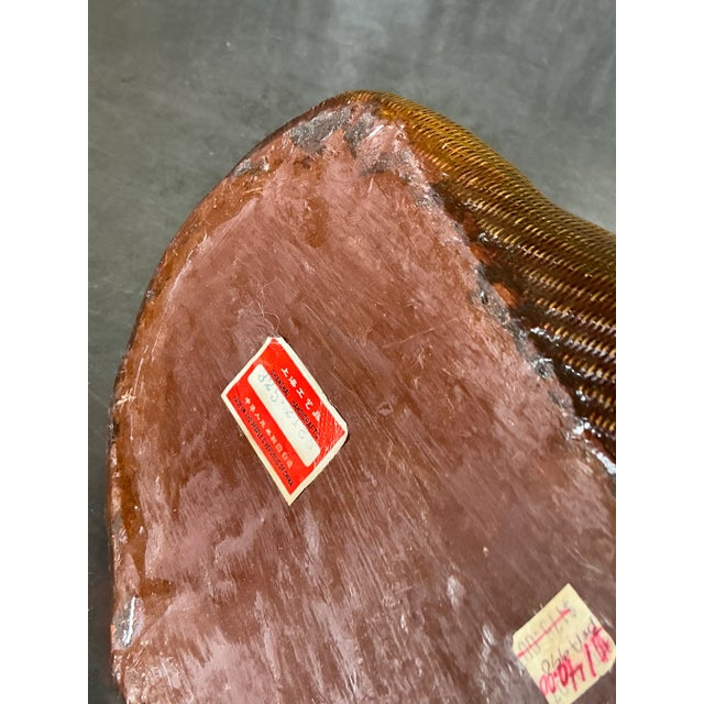 Vintage Shanghai Handicrafts Weave Dog For Sale - Image 11 of 11