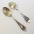 Offered here for your consideration are a Set 10 W Faber & Sons Brite Cut Gilt American Coin Silver Ice Cream Spoons. They...