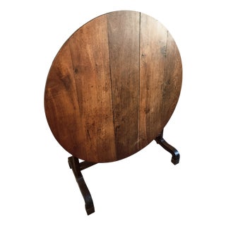 Antique French Oak Wine Table, 1930s For Sale