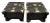 Vintage Set of Two Chinoiserie Nightstands Side Tables Japanese Tansu Inspired For Sale - Image 12 of 12