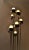 8 Light Chrome Ball Table Lamp For Sale - Image 4 of 7