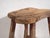 Antique Wabi Sabi Stool in Elm, 1900s For Sale - Image 5 of 8