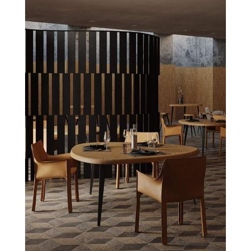 Copper Mexique Pro Dining Table by Charlotte Perriand for Cassina, Italy For Sale - Image 8 of 9