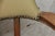 Late 20th Century Studded Vinyl Tan Chair For Sale - Image 4 of 7