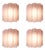 Vintage Italian Murano Sconces, 1990s, Set of 4 For Sale