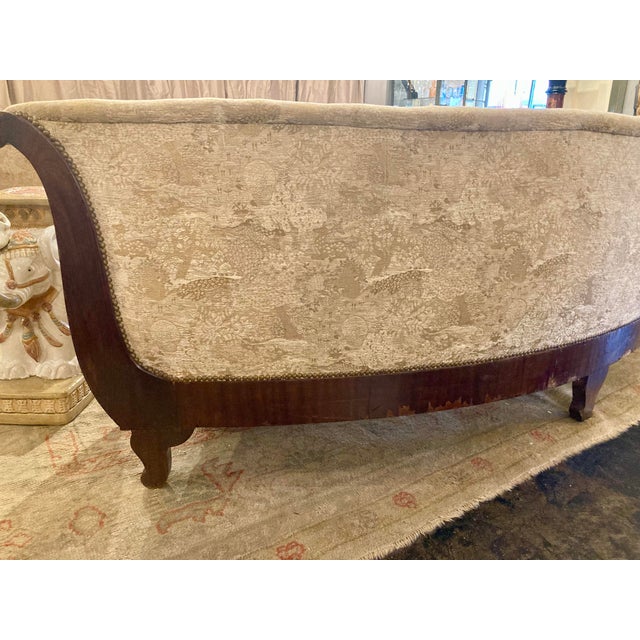 French Demi Lune Settee For Sale - Image 4 of 6