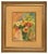 Giuseppe Margutti, Flower Vase, Oil on Canvas, Mid-20th Century, Framed For Sale