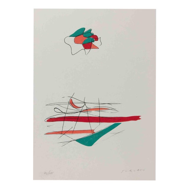 Giulio Turcato, Abstract Composition, 1970s, Screenprint For Sale