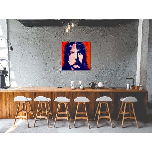 2020s Modern Pop Art Portrait Oil Painting, Original For Sale - Image 5 of 12