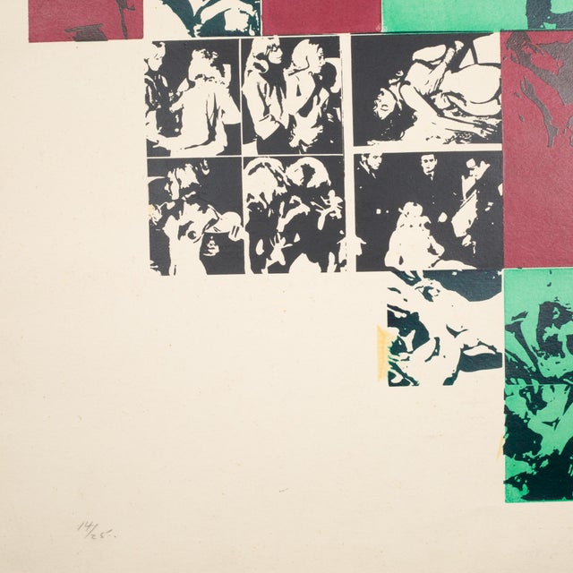Mid-Century Modern Midcentury Limited Edition Lithograph From 1967, Signed and Numbered 14/25 For Sale - Image 3 of 7