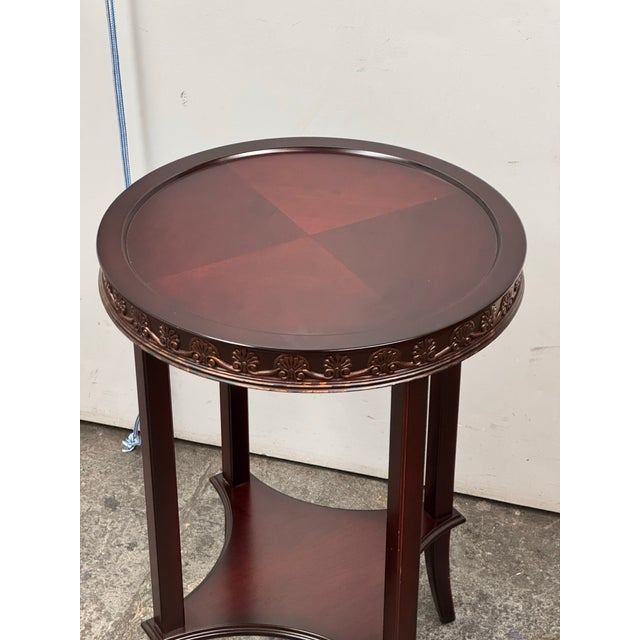 Bombay Company Round Side Table For Sale In San Francisco - Image 6 of 12