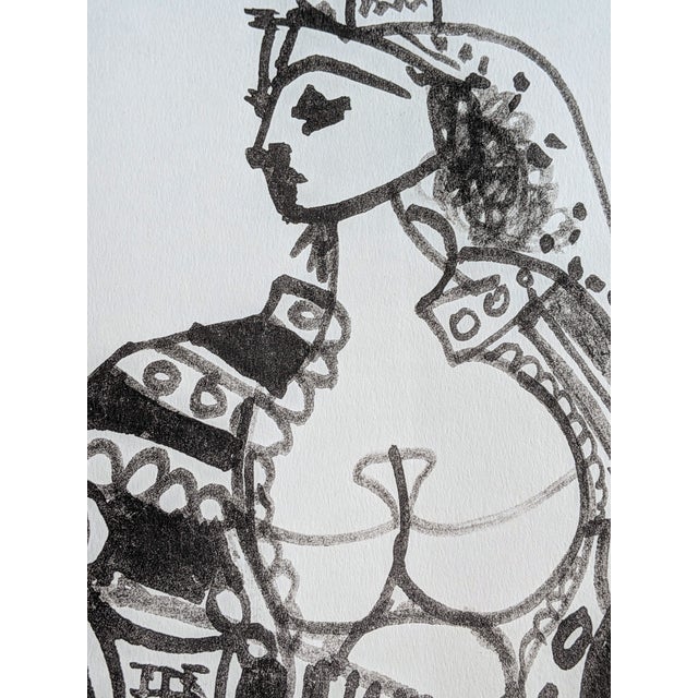 Pablo Picasso, Portrait, Original Photoengraving, 1956 For Sale - Image 7 of 8