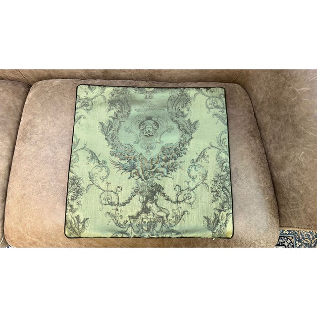 Textile Neoclassical Medusa Medallion Cushion Cover For Sale - Image 7 of 7