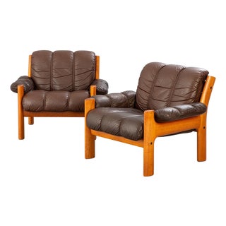 Ekornes Montana Armchairs – A Pair For Sale