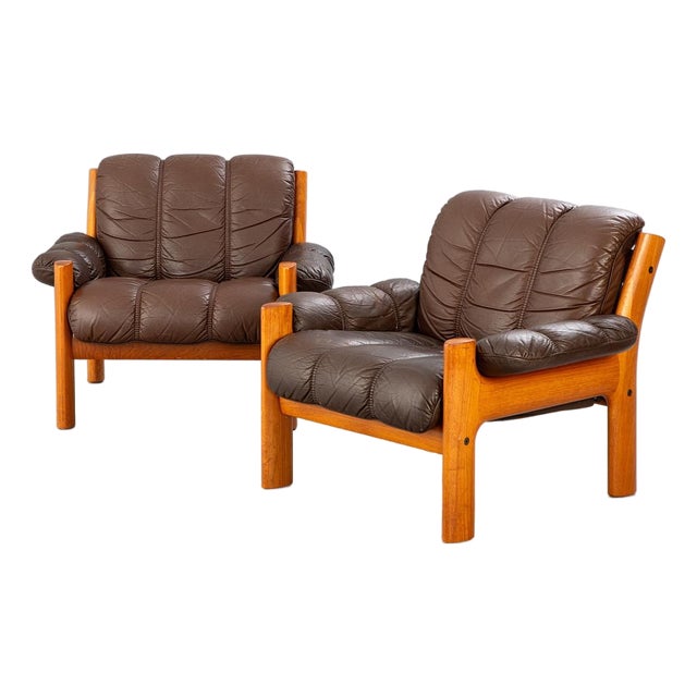 Ekornes Montana Armchairs – A Pair For Sale